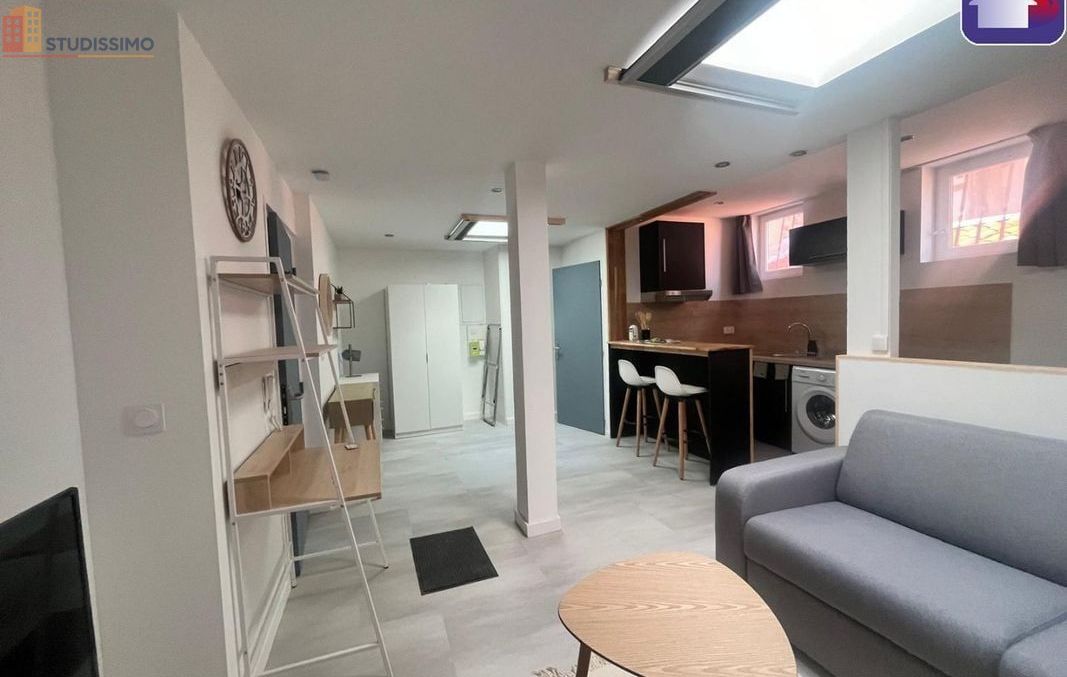 Studio meublé 27m² Pamiers 09100 - Meublé, DPE D - Photo 1