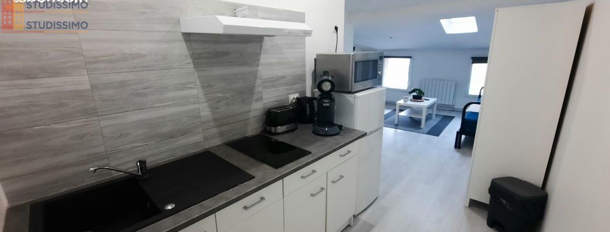 Studio meublé 18m² Pamiers 09100 - Meublé, dernier étage - Photo 1