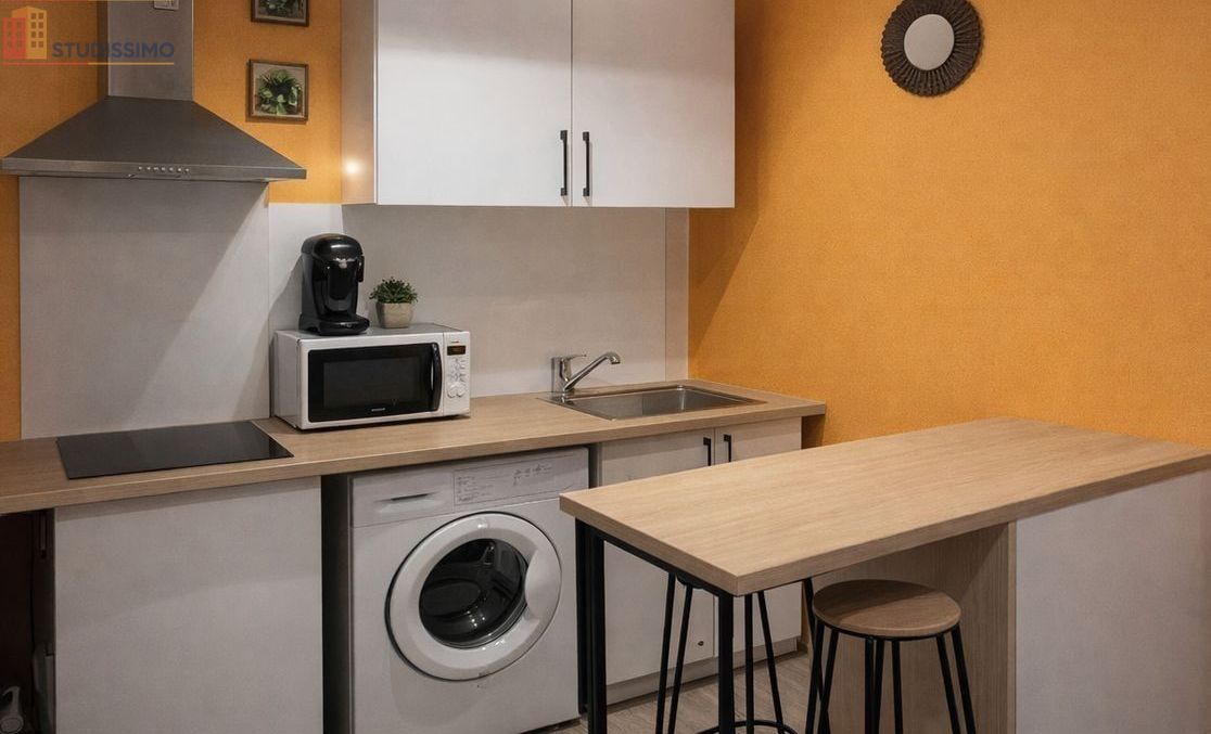 Studio meublé 28m² Pamiers centre - Dernier étage, très calme - Photo 1