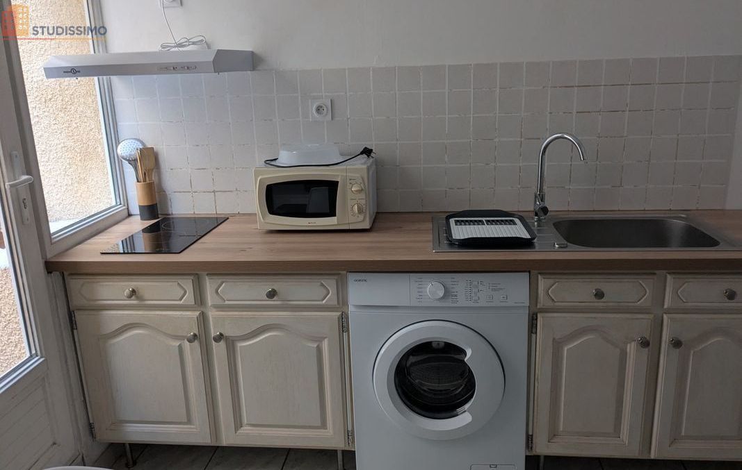 Studio meublé 26m² Pamiers 09100 - Meublé, kitchenette - Photo 1
