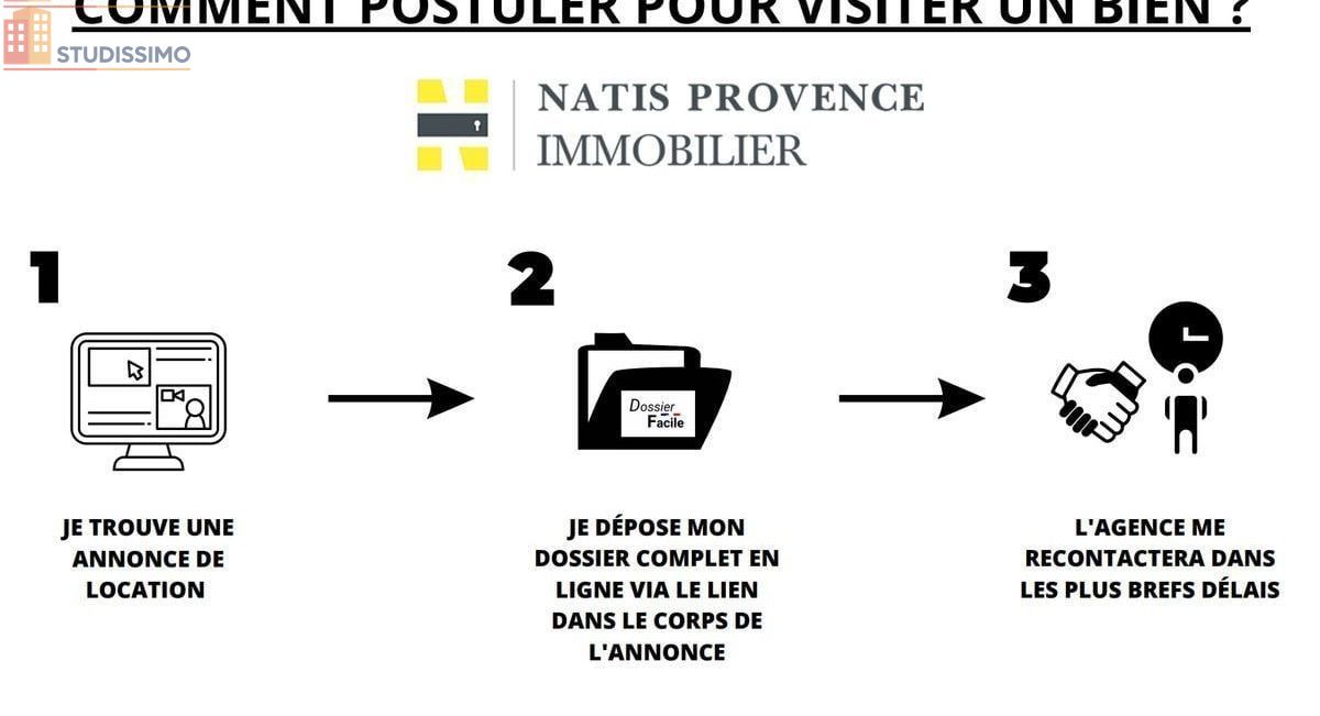 Studio meublé 26m² La Roque-d'Anthéron - Meublé, DPE D - Photo 6