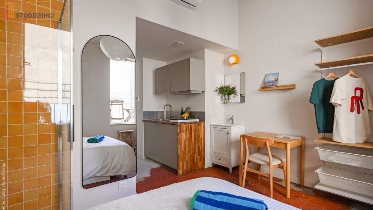 Studio meublé 20m² Marseille 1er - Lumineux, DPE A - Photo 13