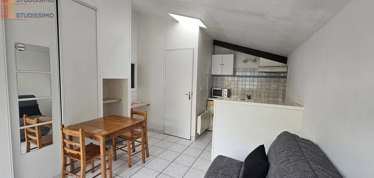 Studio meublé 17m² Aix-en-Provence 13090 - Meublé, DPE D - Photo 2