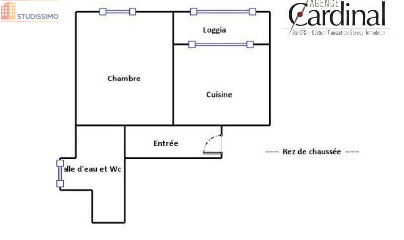 Studio 30m² Marseille 2e - Photo 1