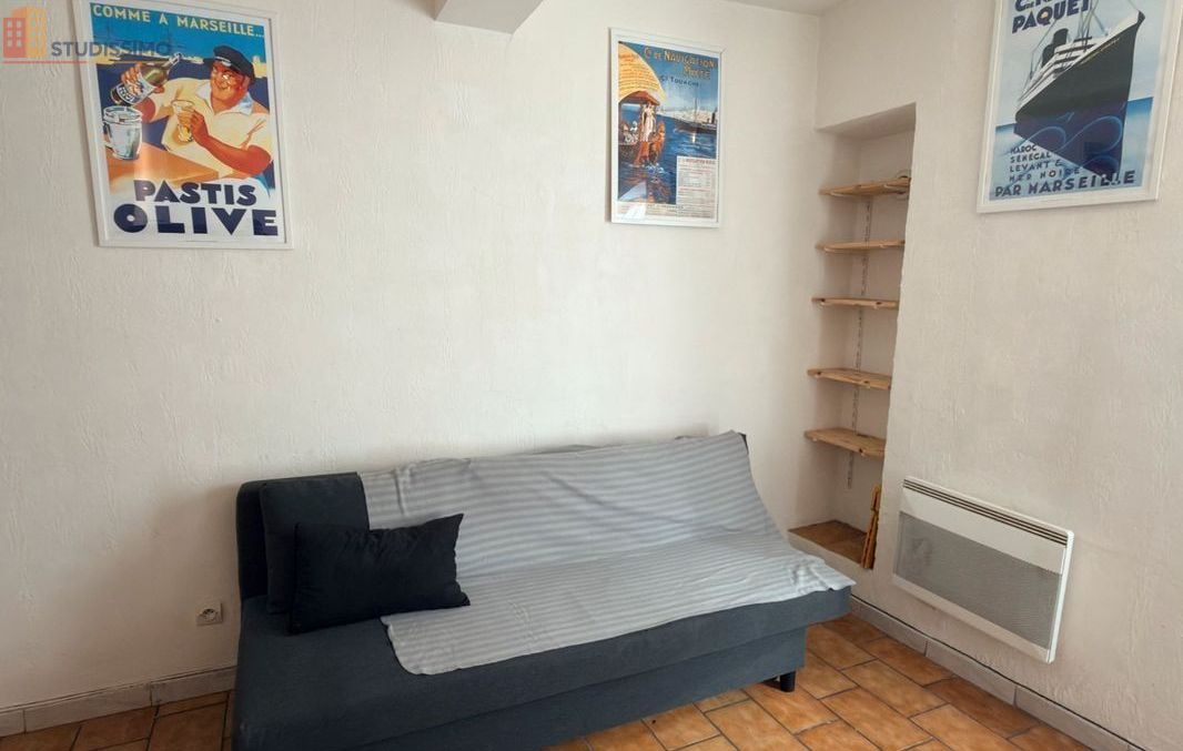 Studio meublé 15m² Marseille 1er - Proche Opéra, calme - Photo 1