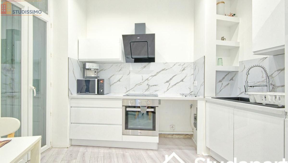 Studio meublé 16m² Marseille 3e - Meublé, DPE A - Photo 1