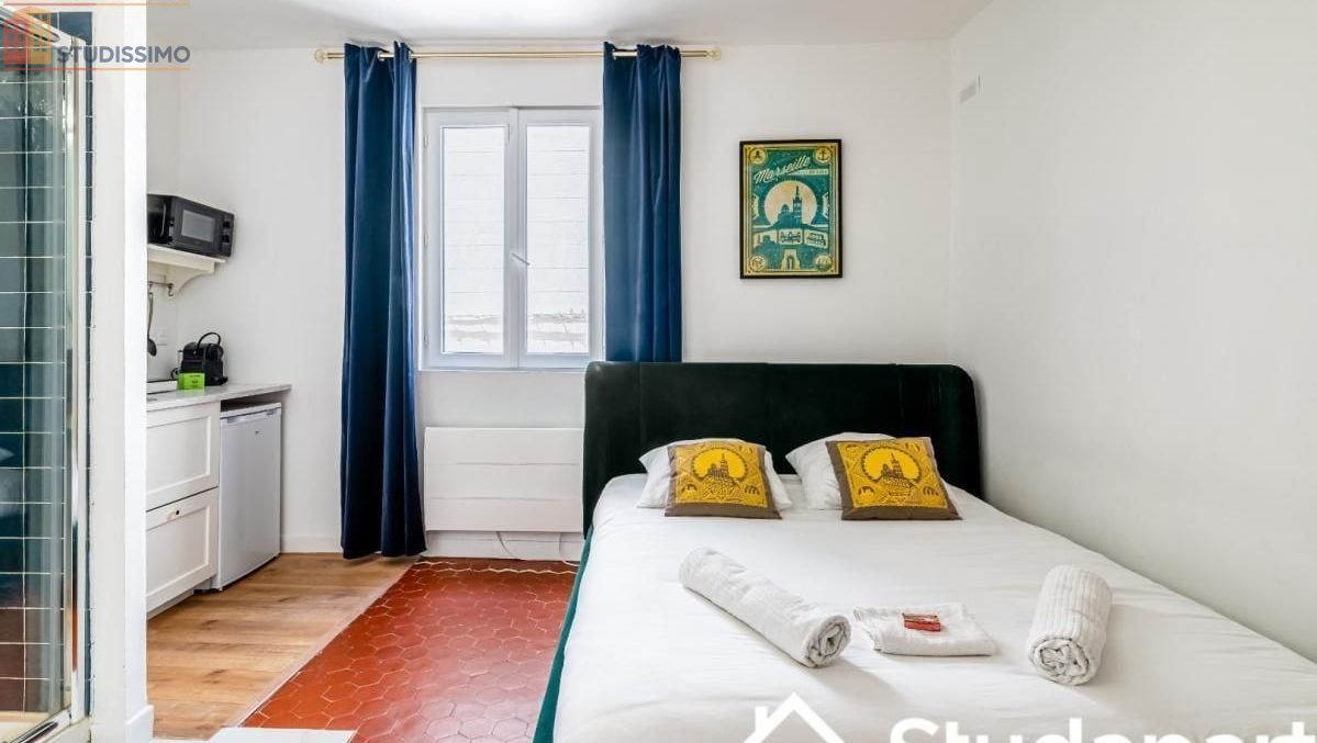 Studio meublé 20m² Marseille 2e - Meublé, proche commodités - Photo 4