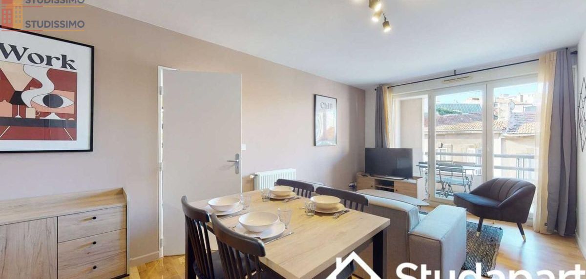 Studio meublé 9m² Marseille 3e - Meublé, DPE A - Photo 3