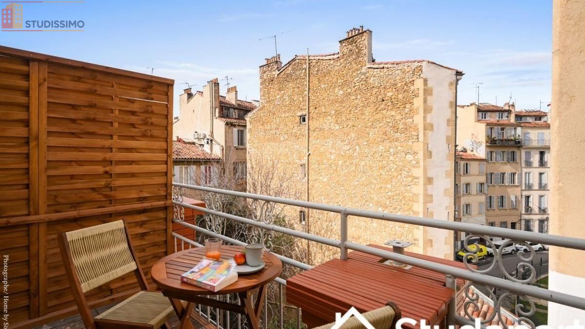 Studio meublé 27m² Marseille 1er - Lumineux, DPE A - Photo 3