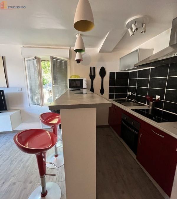 Studio meublé 24m² Narbonne - Meublé, DPE D - Photo 7