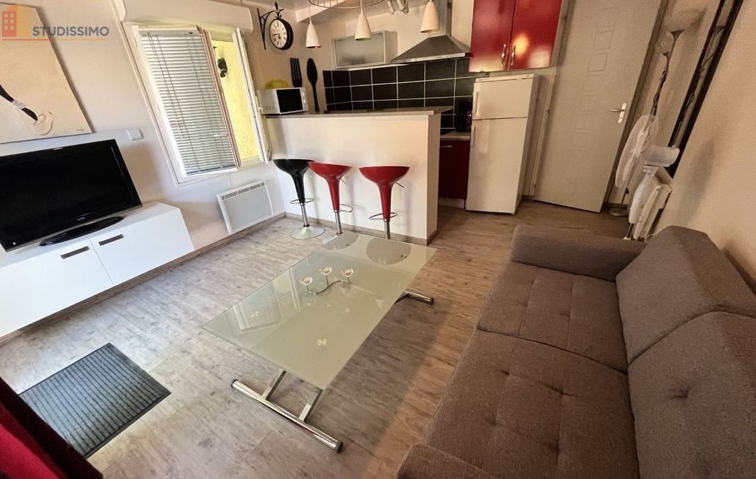 Studio meublé 24m² Narbonne - Meublé, DPE D - Photo 5