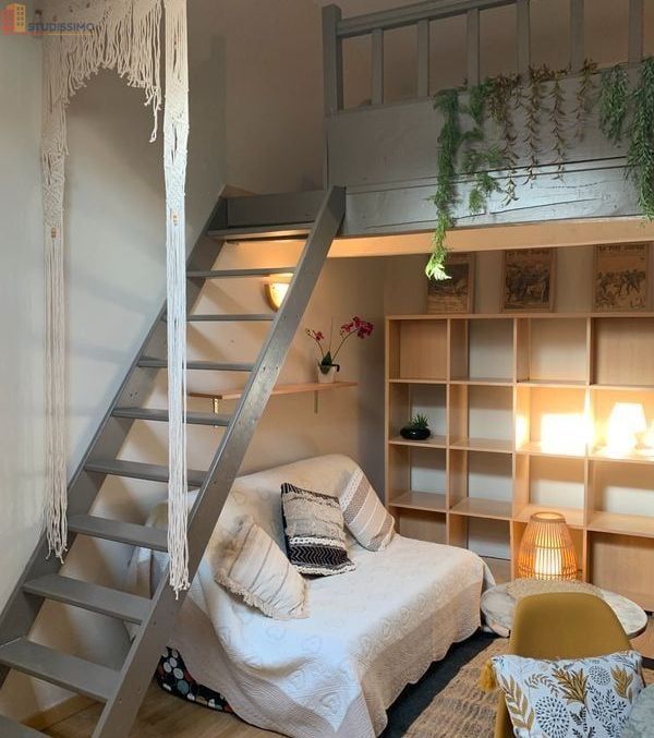 Studio meublé 19m² Carcassonne - Mezzanine, déco bohème - Photo 1