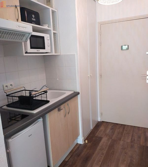 Studio meublé 21m² Narbonne - Balcon 5m², lumineux - Photo 2