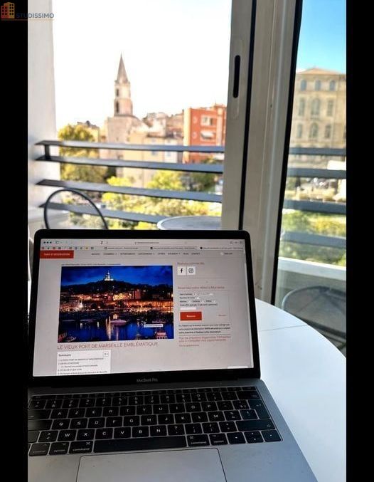 Studio meublé 18m² Marseille 2e Vieux-Port Panier - Climatisé, vue Hôtel-Dieu - Photo 1