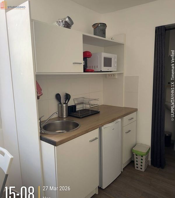 Studio meublé 12m² Marseille 1er - Meublé, DPE B - Photo 1