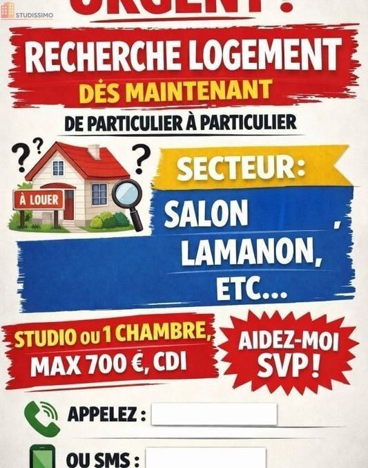 Studio à Lamanon