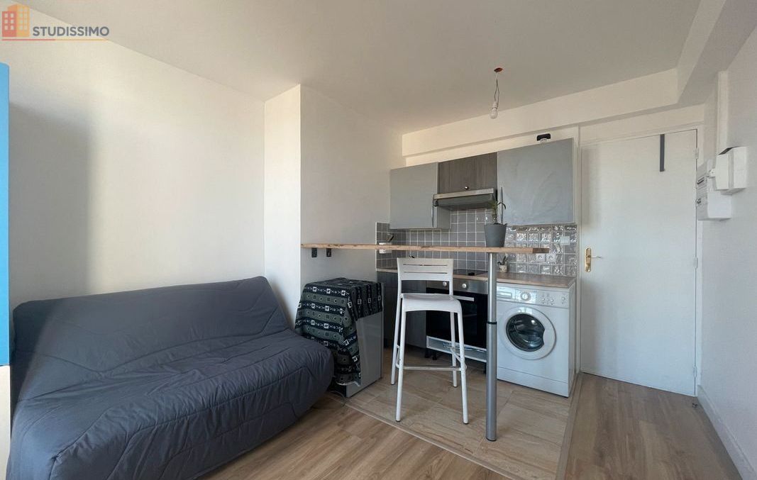 Studio meublé 14m² Marseille 2e - Dernier étage, vue panoramique - Photo 1