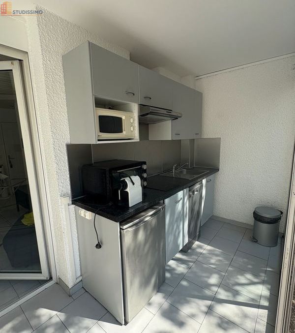 Studio meublé 21m² Marseille 8e - Meublé, DPE D - Photo 6