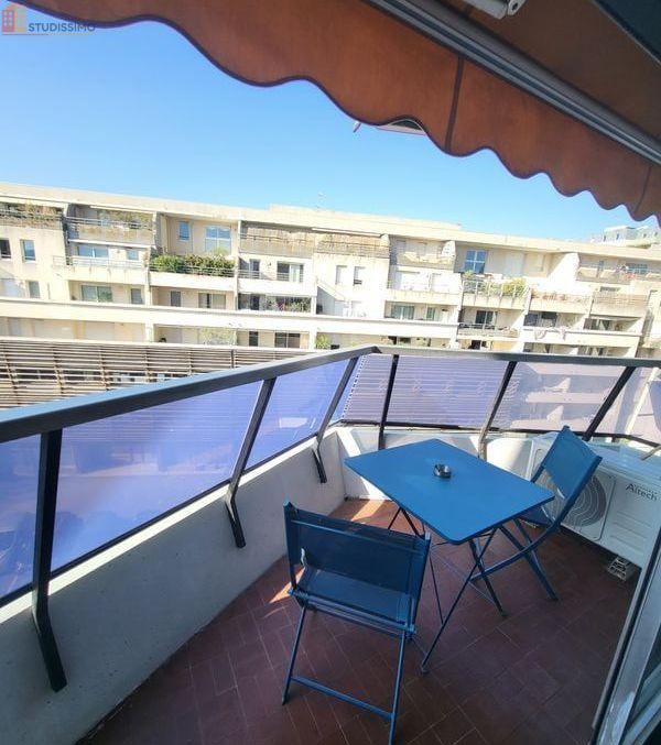 Studio meublé 28m² Marseille 8e - Climatisation, balcon - Photo 2