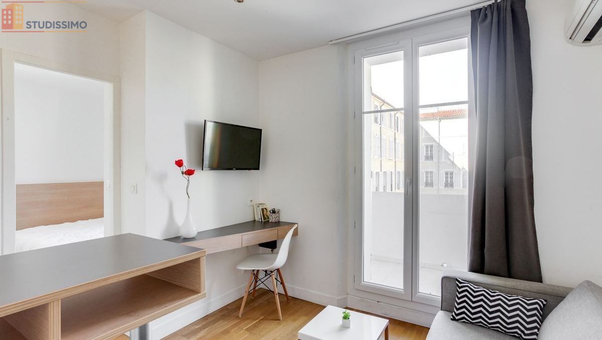 Studio meublé 23m² Marseille 2e Joliette - Balcon, wifi inclus - Photo 2