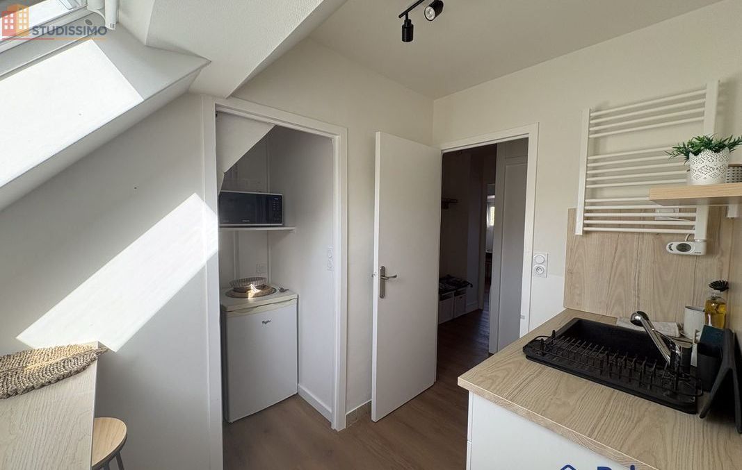 Studio 29m² Caen - Meublé, dernier étage - Photo 2