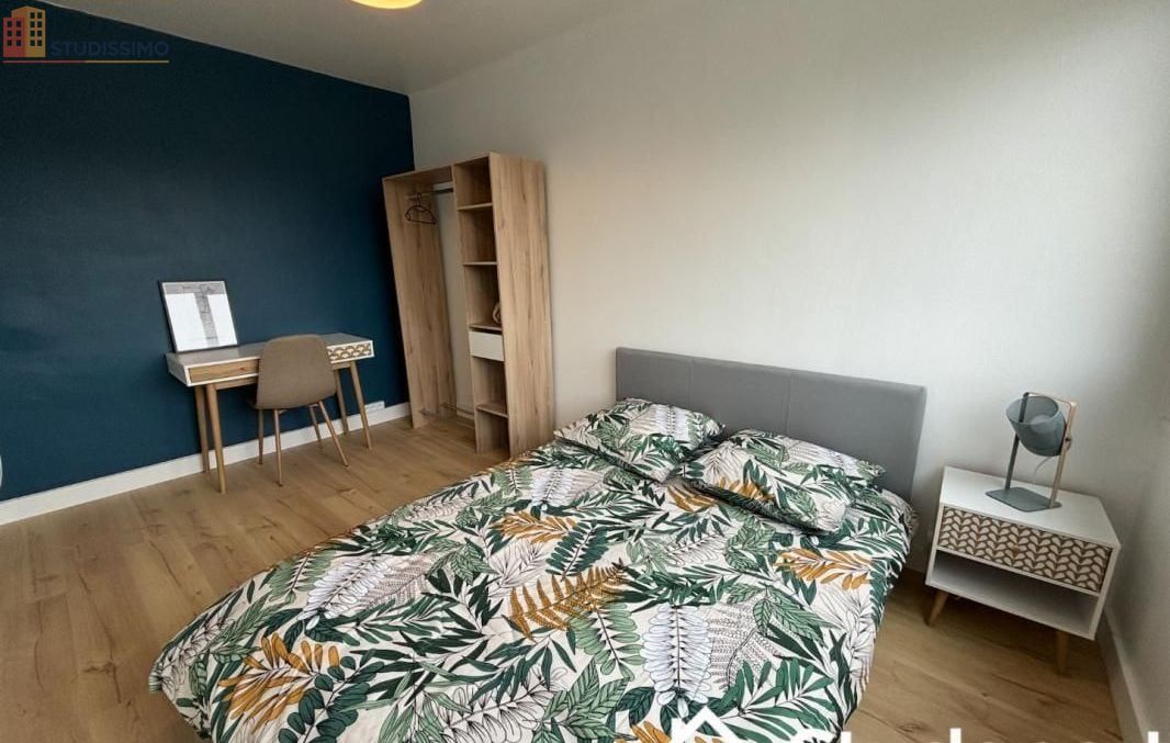 Studio meublé 9m² Hérouville-Saint-Clair - Étage élevé, meublé - Photo 1