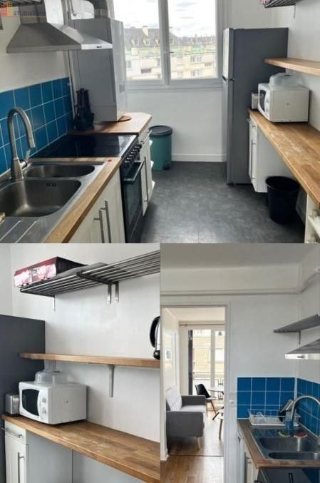 Studio meublé 11m² Caen 14000 - Calme, en étage élevé - Photo 1