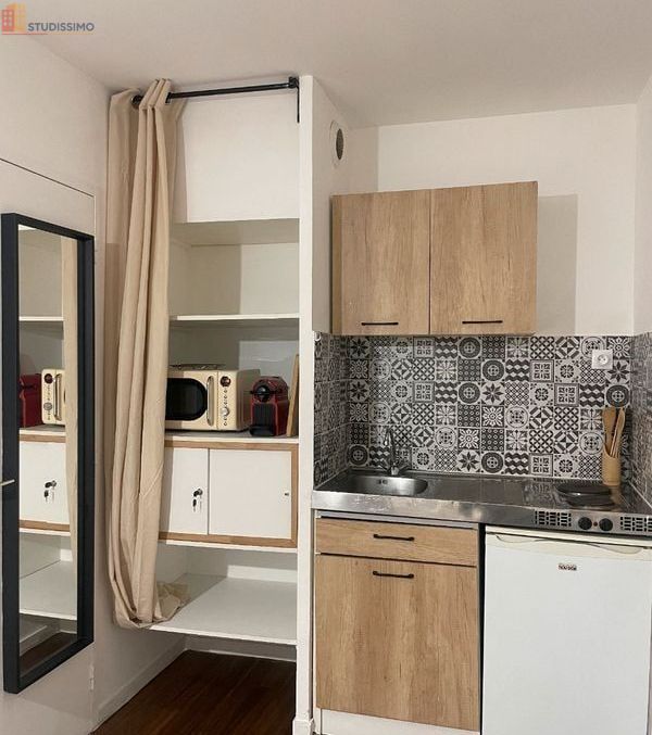 Studio meublé 19m² Fleury-sur-Orne - Meublé, lumineux - Photo 1