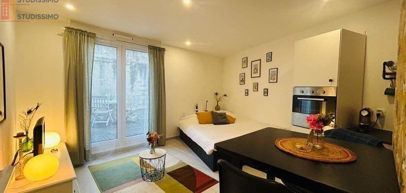 Studio meublé 25m² Caen - Grande terrasse, parking - Photo 2