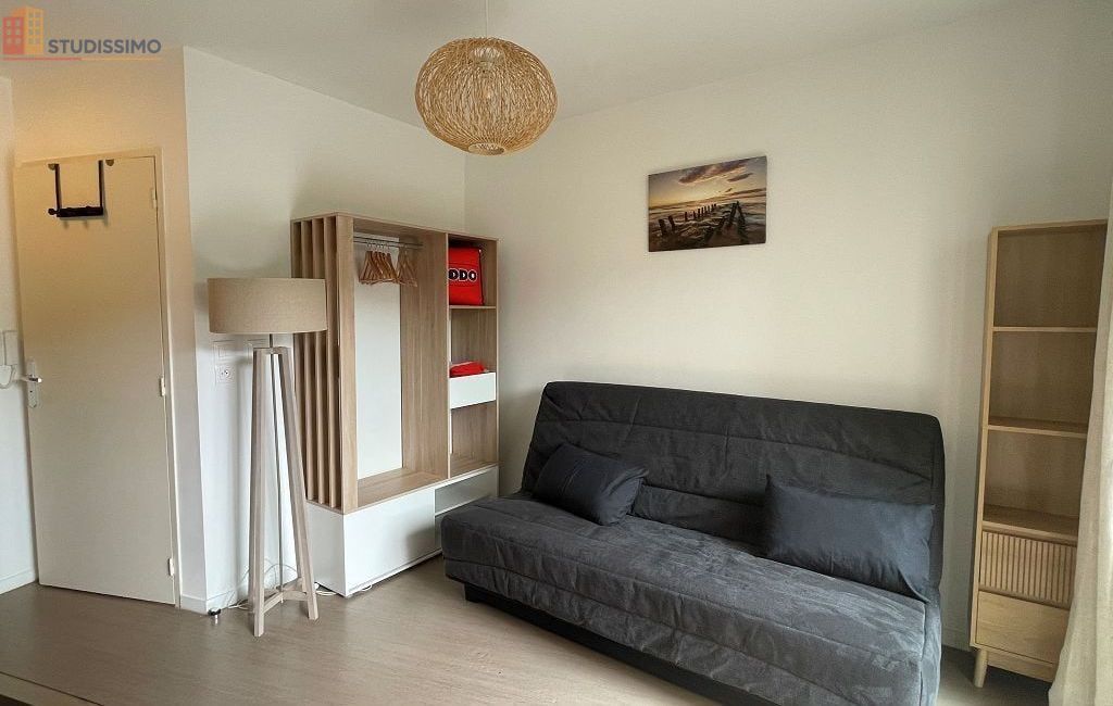 Studio meublé 17m² Caen - Meublé, DPE D - Photo 3