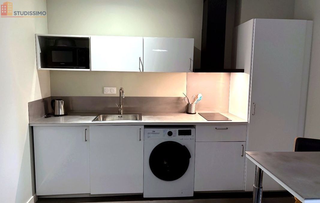 Studio meublé 26m² Angoulême - Coin nuit verrière, lave-linge - Photo 7