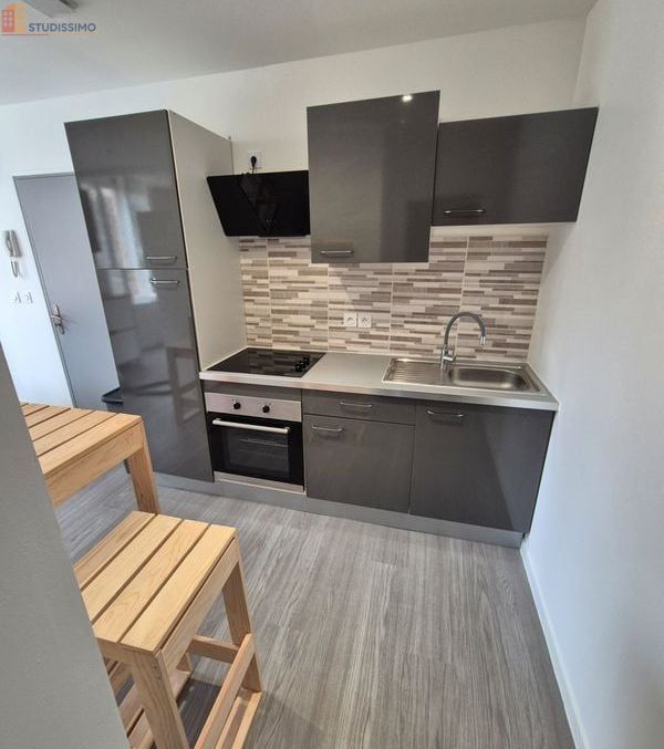 Studio meublé 27m² Cognac centre - Rénové, climatisation - Photo 1