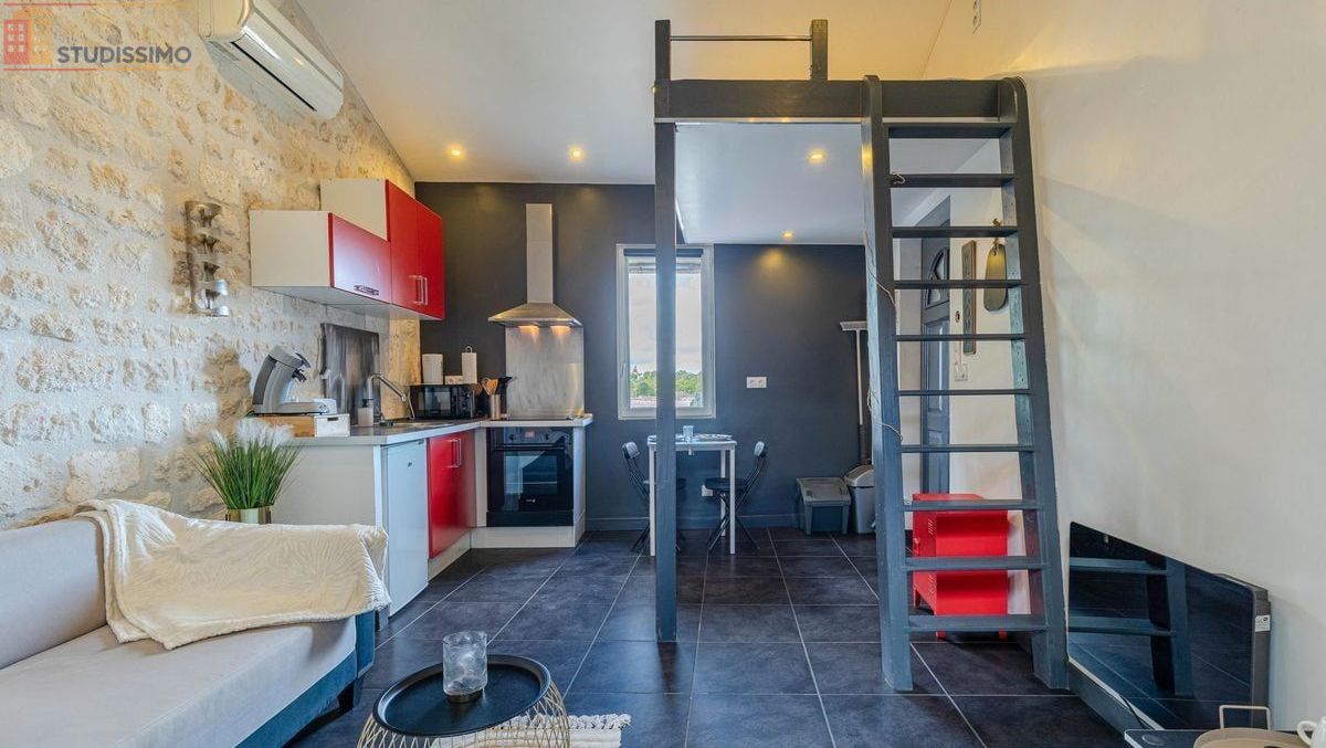 Studio meublé 20m² Angoulême - Climatisation, pierre apparente - Photo 1