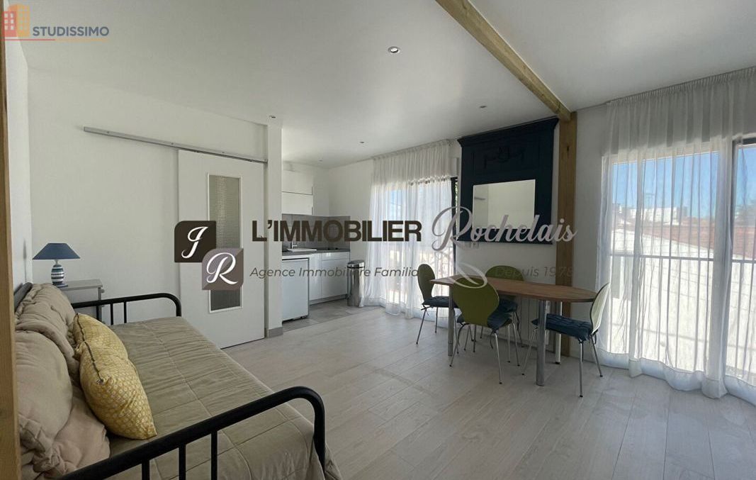Studio meublé 24m² La Rochelle - Lumineux, DPE C - Photo 3