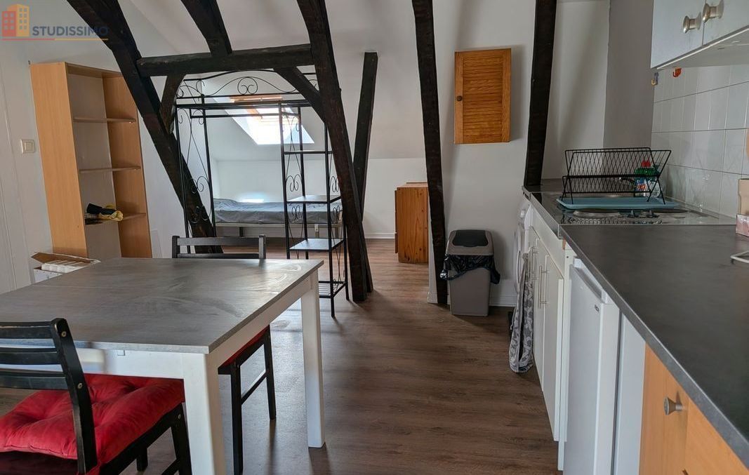 Studio meublé 21m² Bourges - Grand, lumineux - Photo 3