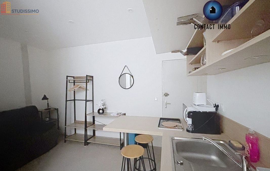 Studio meublé 14m² Brive-la-Gaillarde - Meublé, DPE D - Photo 1