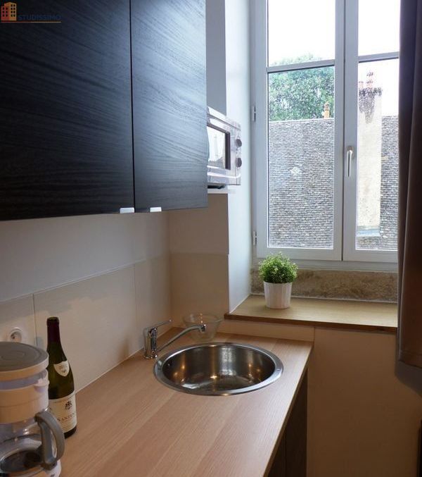 Studio meublé 20m² Beaune centre - Lumineux, 3e étage - Photo 3