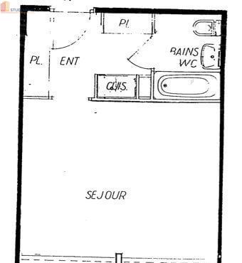 Studio 29m² Dijon 21000 - Photo 1