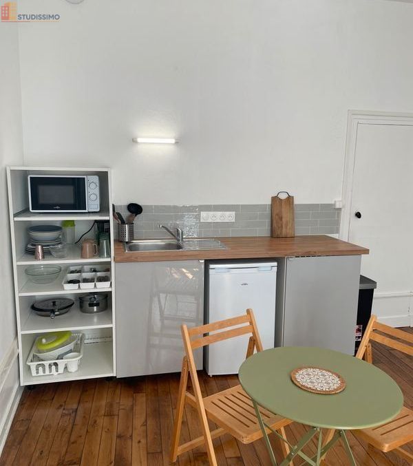 Studio meublé 24m² Dijon centre - Meublé, calme - Photo 2