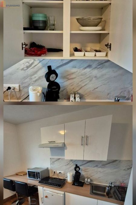 Studio meublé 18m² Dijon centre - Cosy, parking gratuit - Photo 4