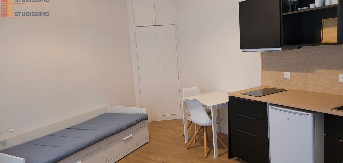 Studio meublé 18m² Dijon centre - Calme, lumineux - Photo 1