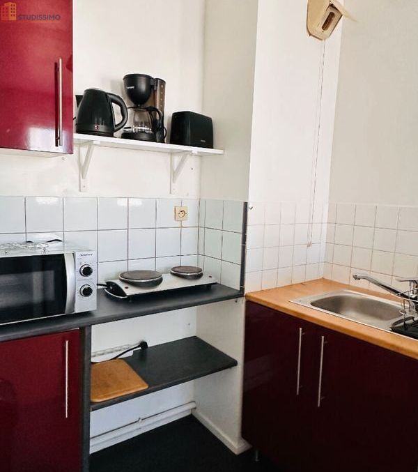 Studio meublé 27m² Saint-Brieuc - Meublé, DPE D - Photo 7