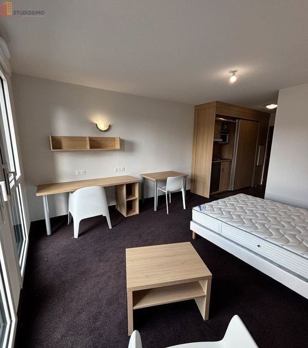 Studio meublé 25m² Saint-Brieuc - Résidence étudiante, meublé - Photo 3