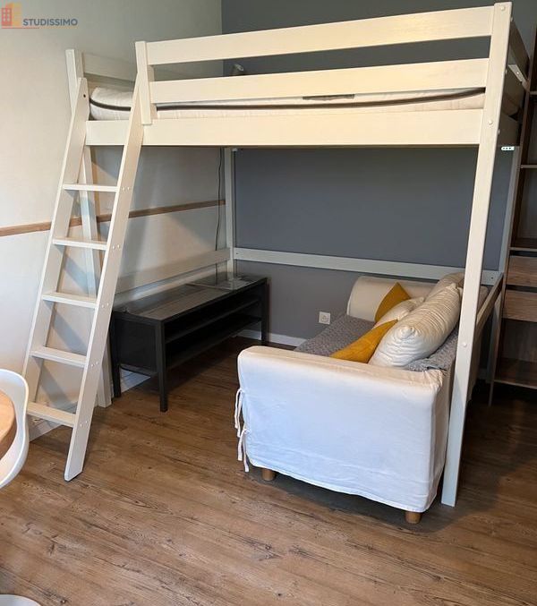 Studio meublé 17m² Guingamp - Meublé, DPE C - Photo 2