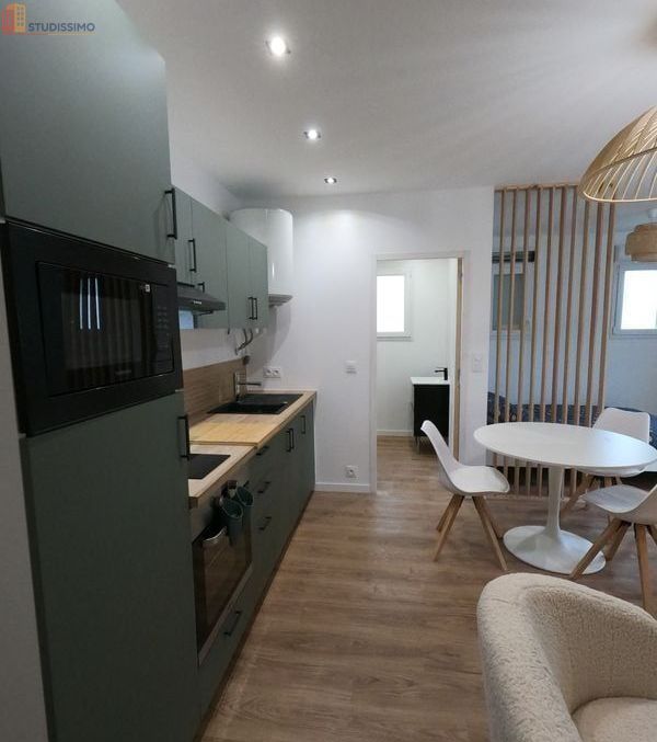 Studio meublé 36m² Saint-Brieuc centre - Proche campus, lumineux - Photo 1