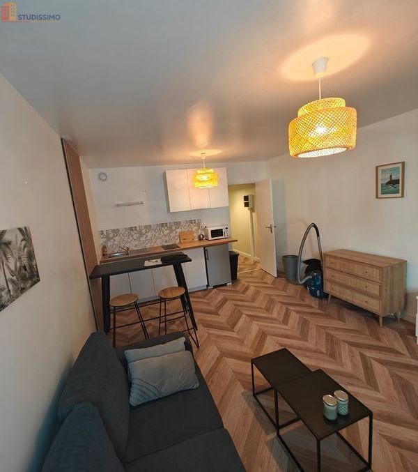 Studio meublé 27m² Guingamp - Pour étudiant, calme - Photo 1