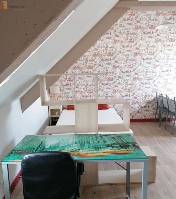 Studio meublé 28m² Guingamp - Lumineux, 2e étage - Photo 5