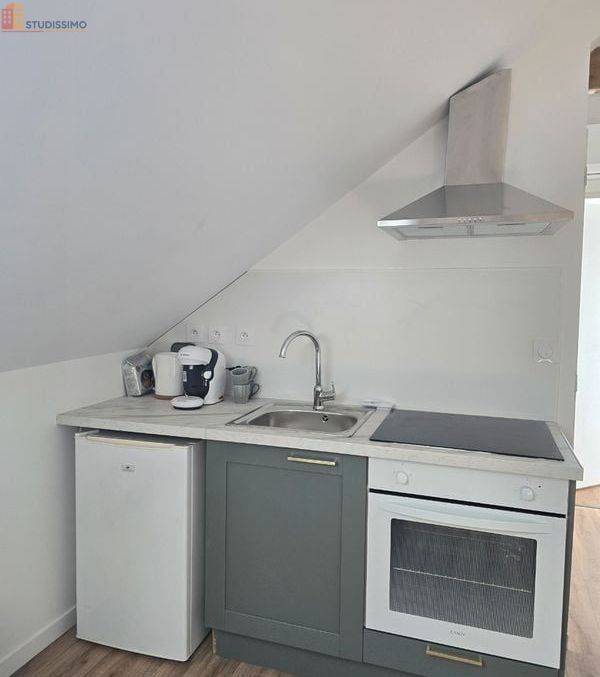 Studio meublé 24m² Guéret - Meublé, DPE C - Photo 2