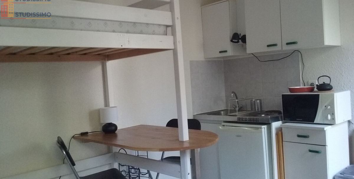 Studio meublé 16m² Besançon - Proche gare, terrasse - Photo 1