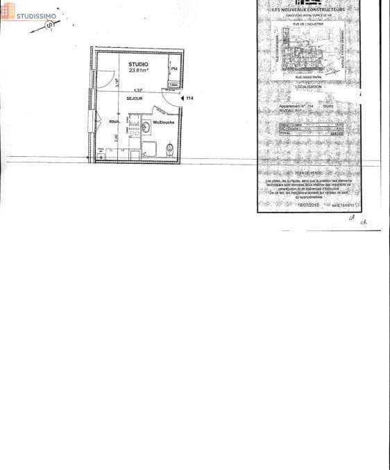 Studio 23m² Valence - - Photo 5